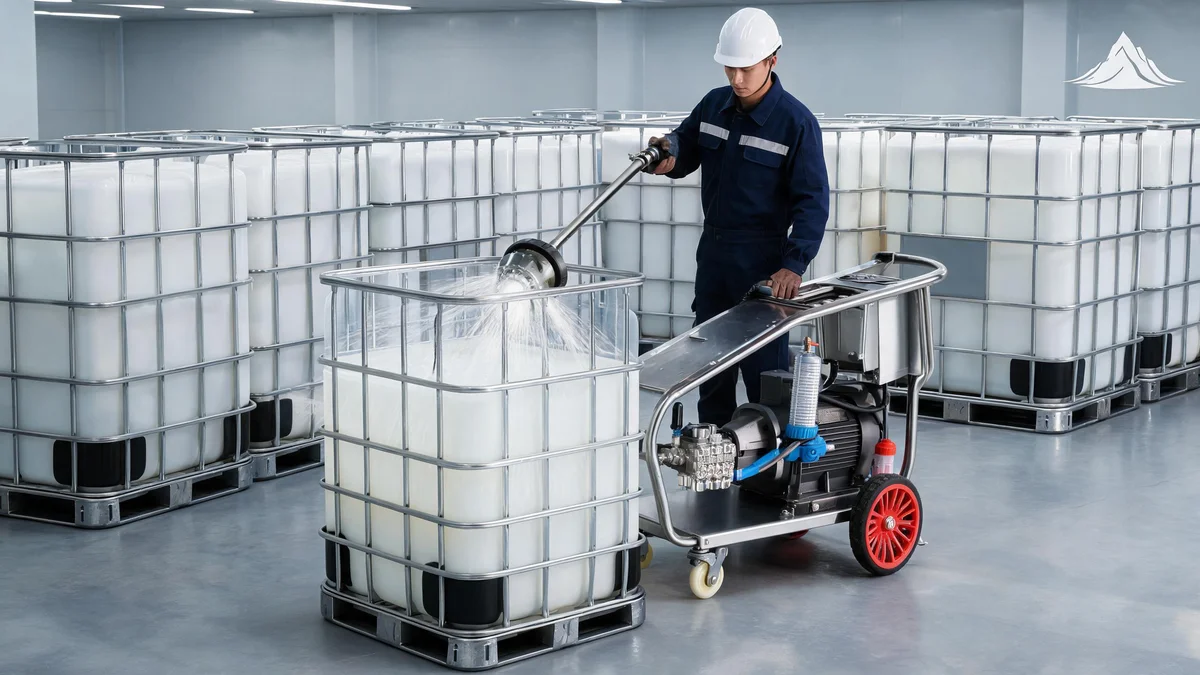 Professional IBC tank cleaning service by Horizon Integrity