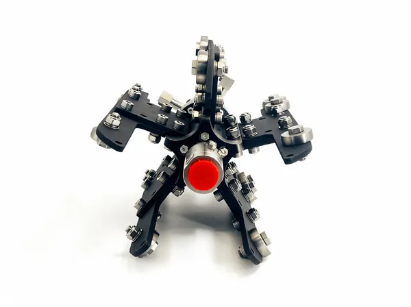Close up detail of the chain cutter nozzle cutting edge designed for heavy duty dredging operations
