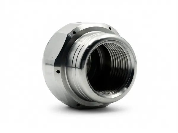 Bullet Mini Nozzle front view displaying spray pattern and body construction details for industrial fluid control system